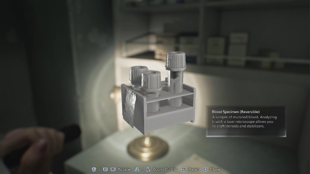 RESIDENT EVIL requiem: EP 2.18 - Gray Blood Specimen (Reversible)