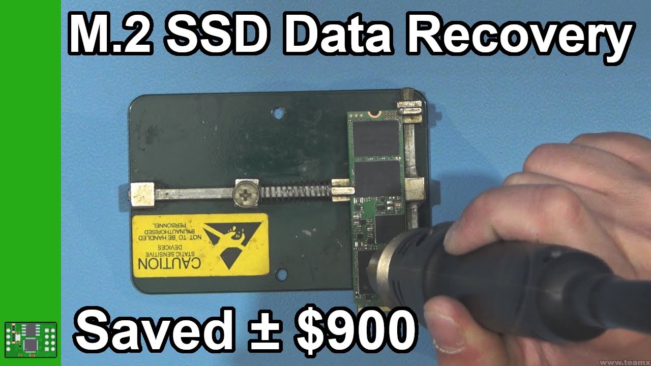 Dead M.2 SSD Data Recovery (Simple reflow solution)
