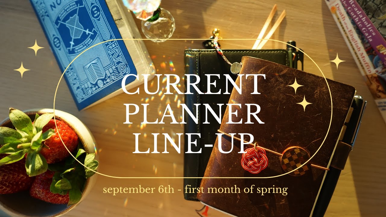 Current Planner Lineup (pocket and passport notebooks) | Planner Chat 002