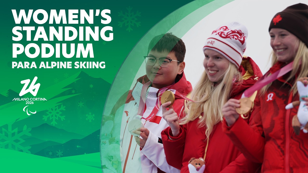 Церемония награждения 🏅⛷️ Паралимпийские горнолыжные соревнования, женский слалом стоя | 14 марта...