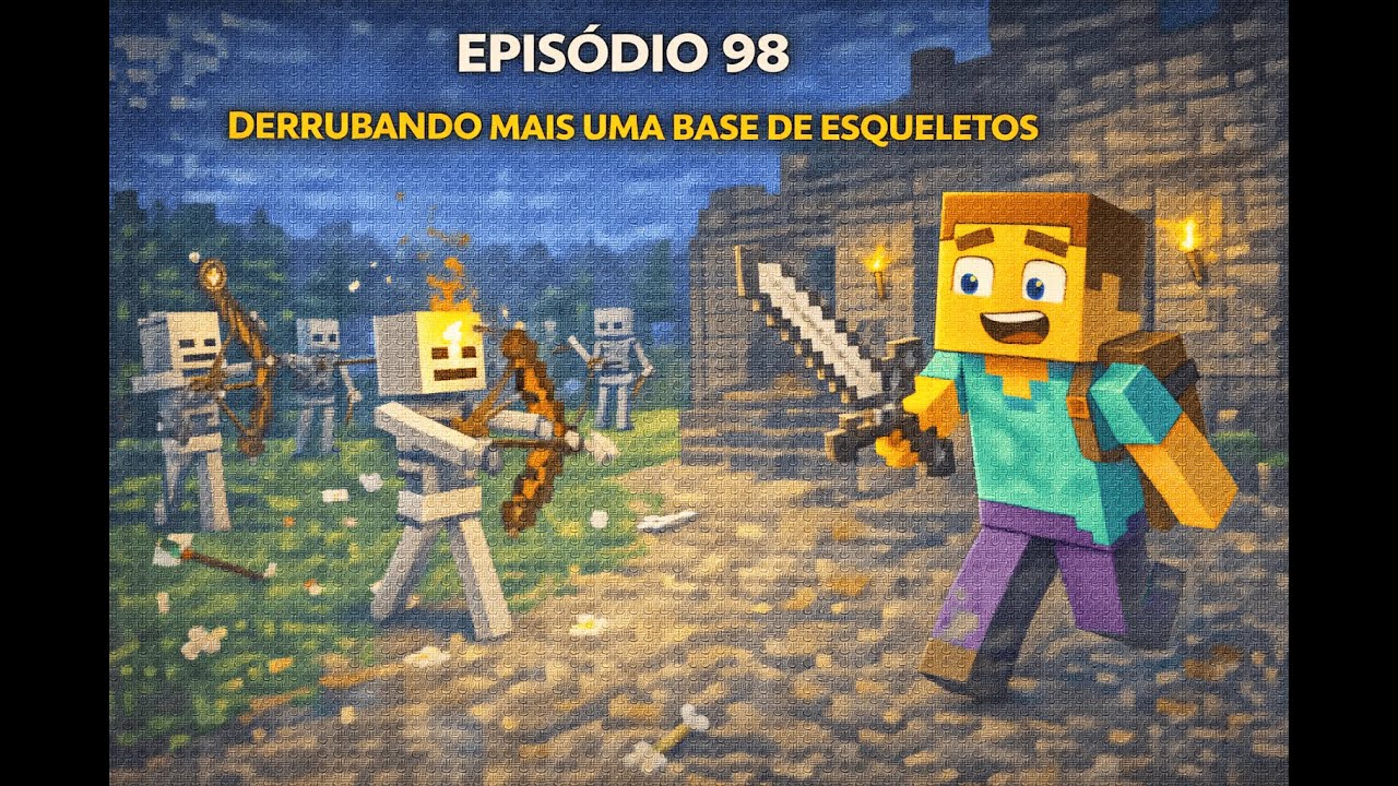 Episódio 98   Derrubando mais uma base de esqueletos