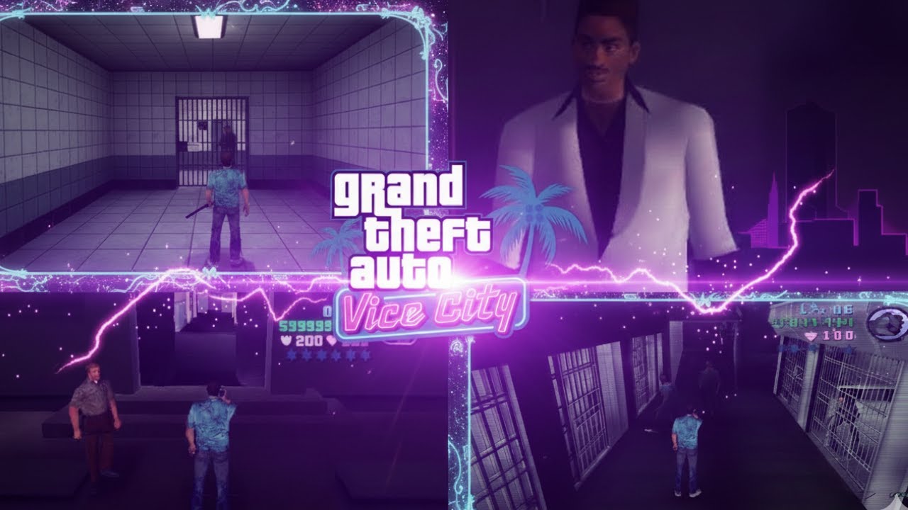 Tommy goes to Jail in GTA Vice City And Kill Police Officers by NyxavonPlays