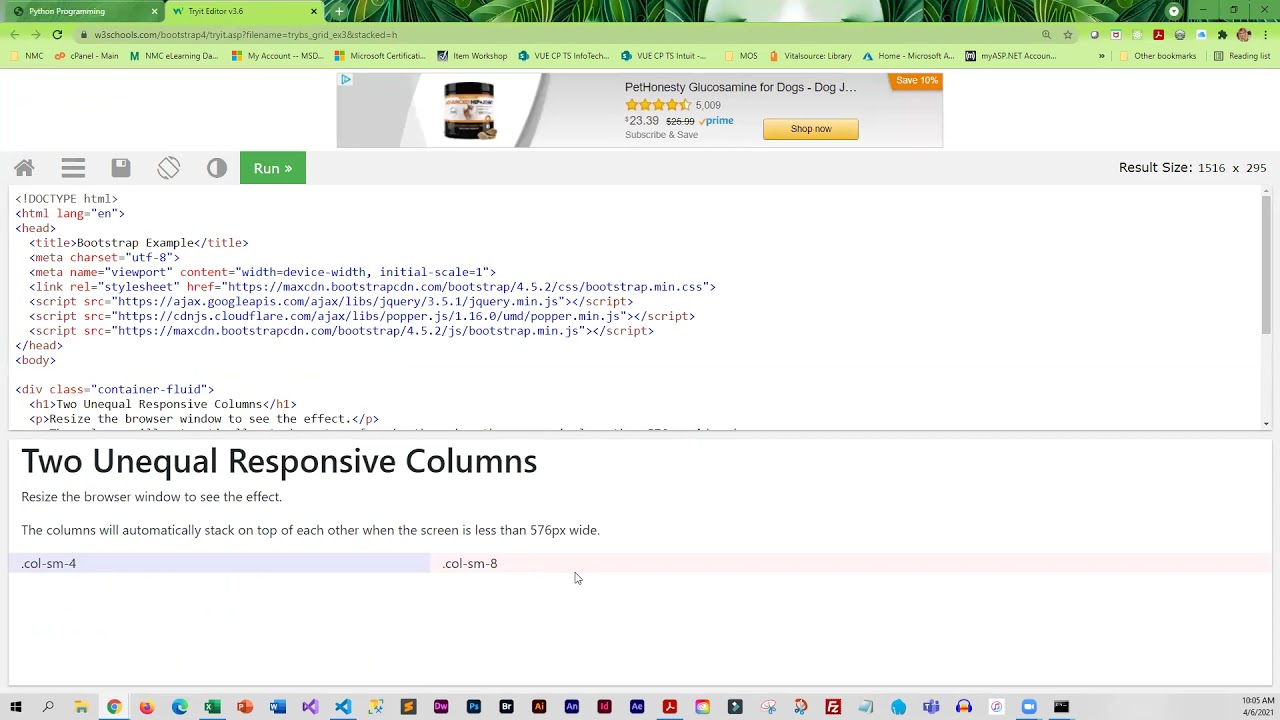 Hands On 2 adding django bootstrap to base html template