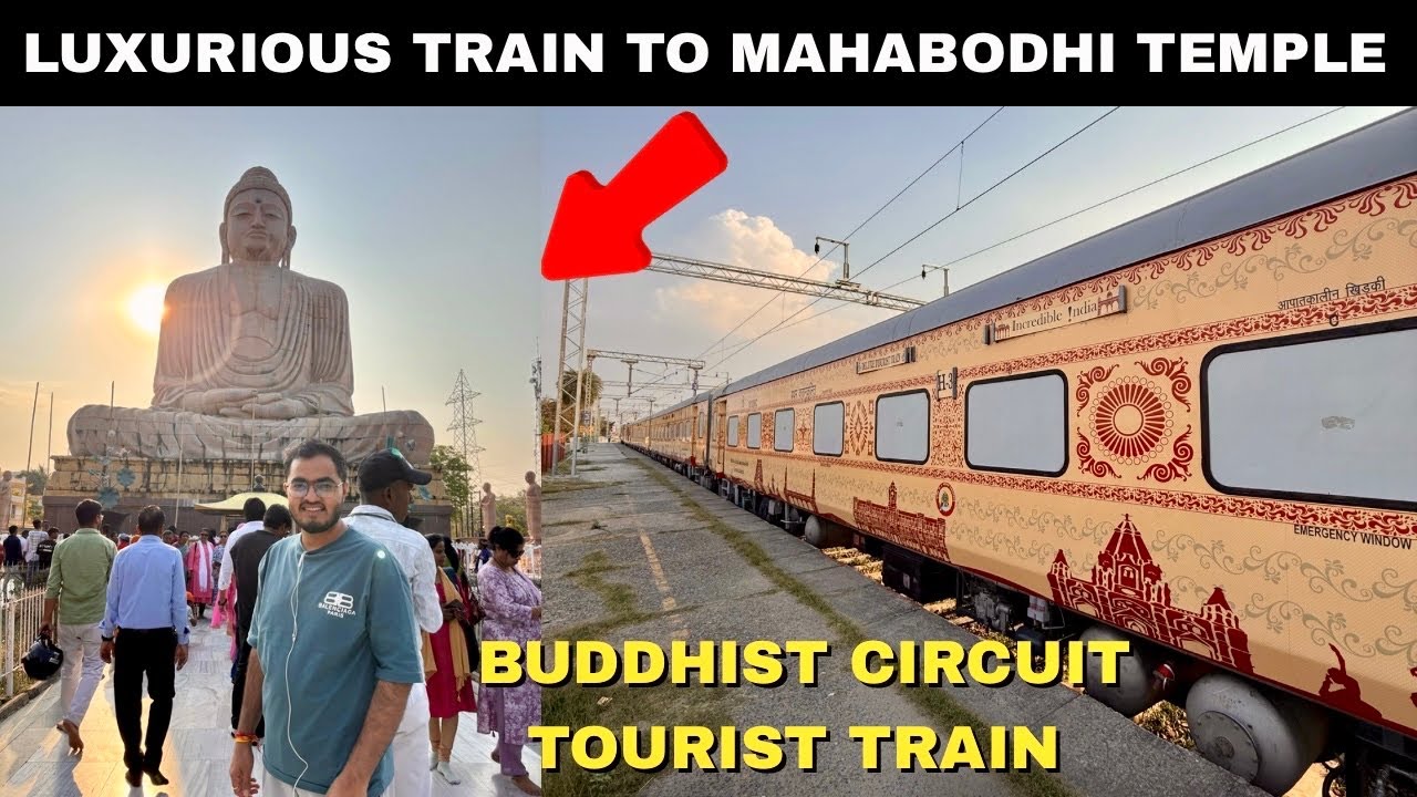 Luxurious Bharat Gaurav Tourist Train to Mahabodhi Temple | Delhi to Gaya Train Journey | VLOG - 2