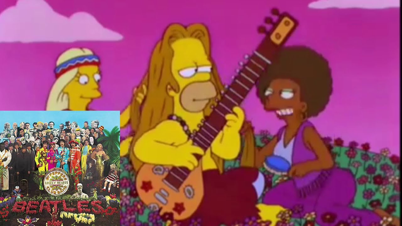 Beatles Albums Portrayed By The Simpsons