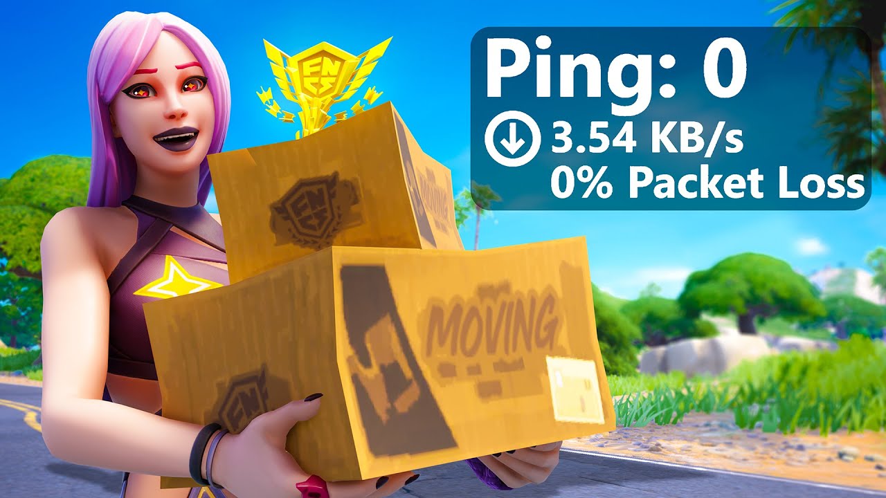 I Moved To 0 Ping to Become a Pro...