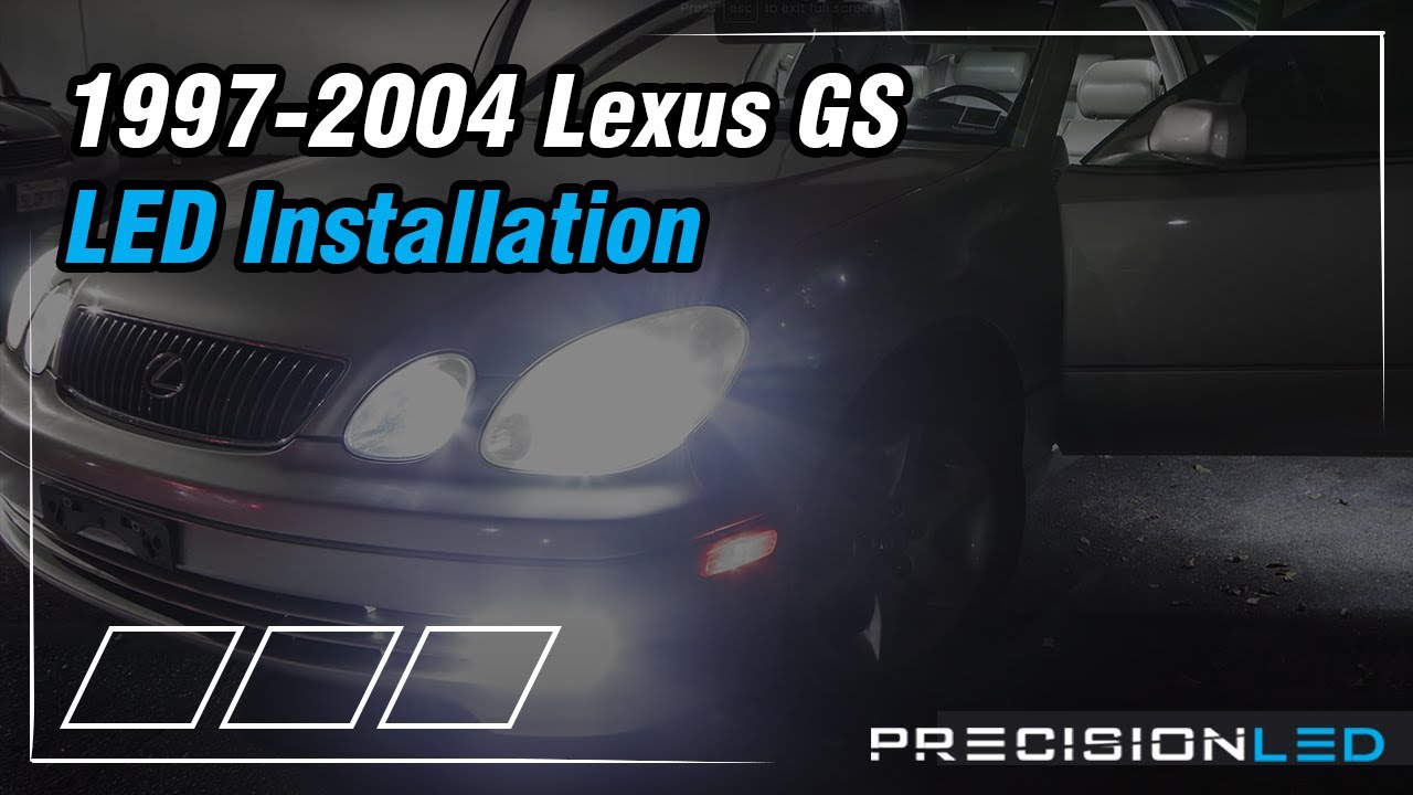 Lexus GS LED Headlights Installation  - 1997-2004