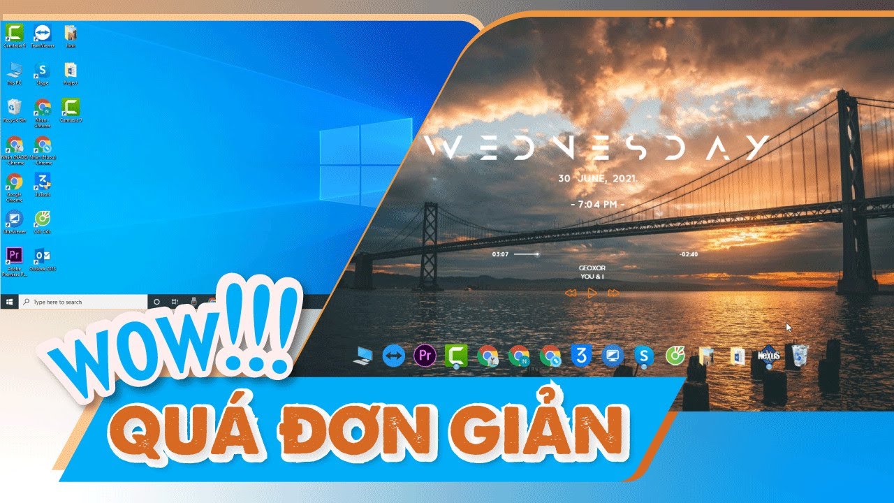 T&ugrave;y chỉnh giao diện Windows 10 cực sịn | Nh&acirc;n Lon Ton