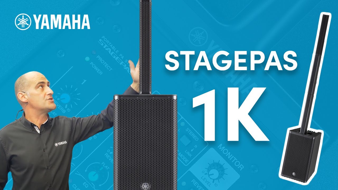 Yamaha Stagepass 1K Powered Portable PA Loudspeaker System