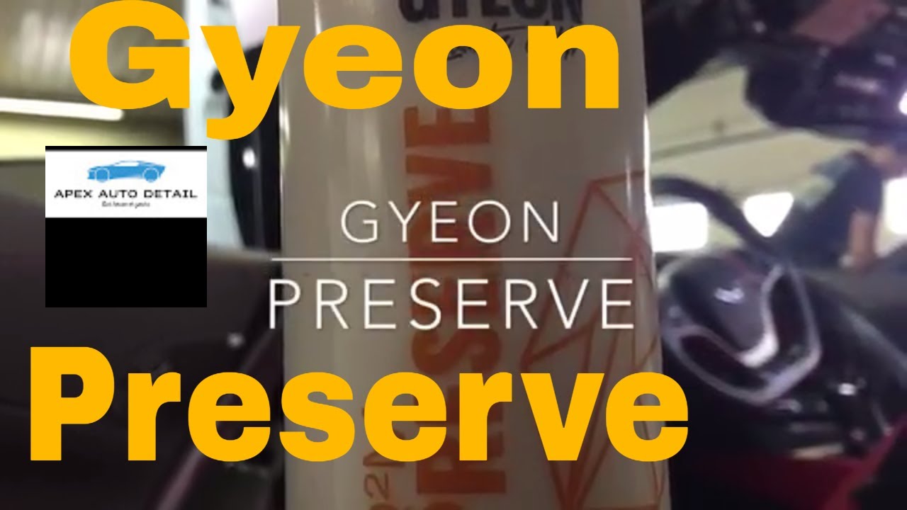 Gyeon Preserve!! 250 ml! User Friendly Trim Conditioner And Protectant!!