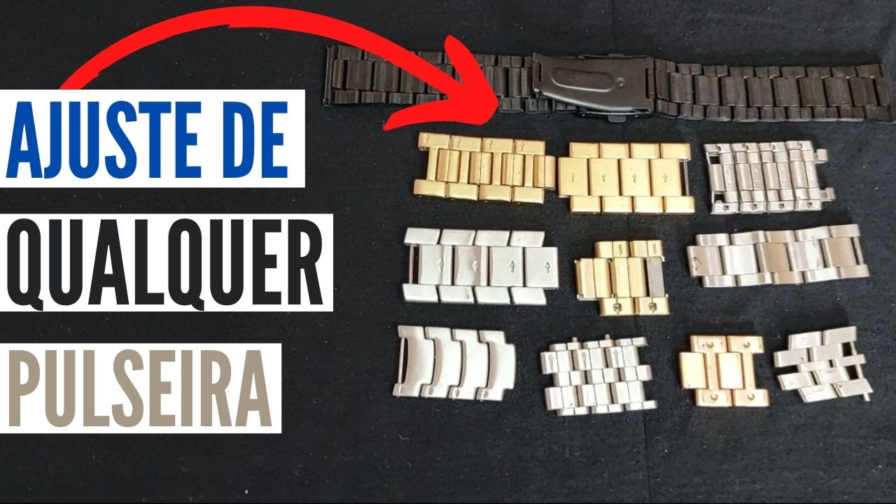 NUNCA MAIS VC VAI TER DÚVIDAS PRA DIMINUIR A PULSEIRA DO SEU RELÓGIO DE PULSO!