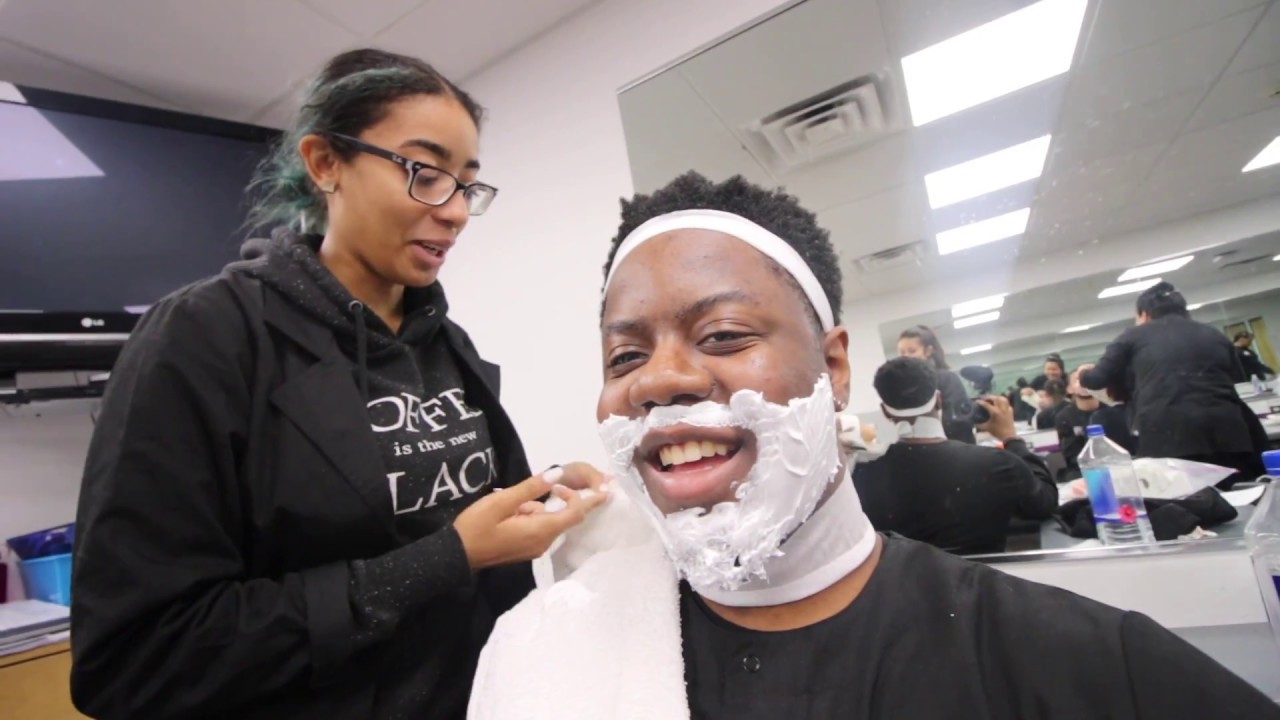Hair School | Shaving Practice For State Board | The Barber's Journey
