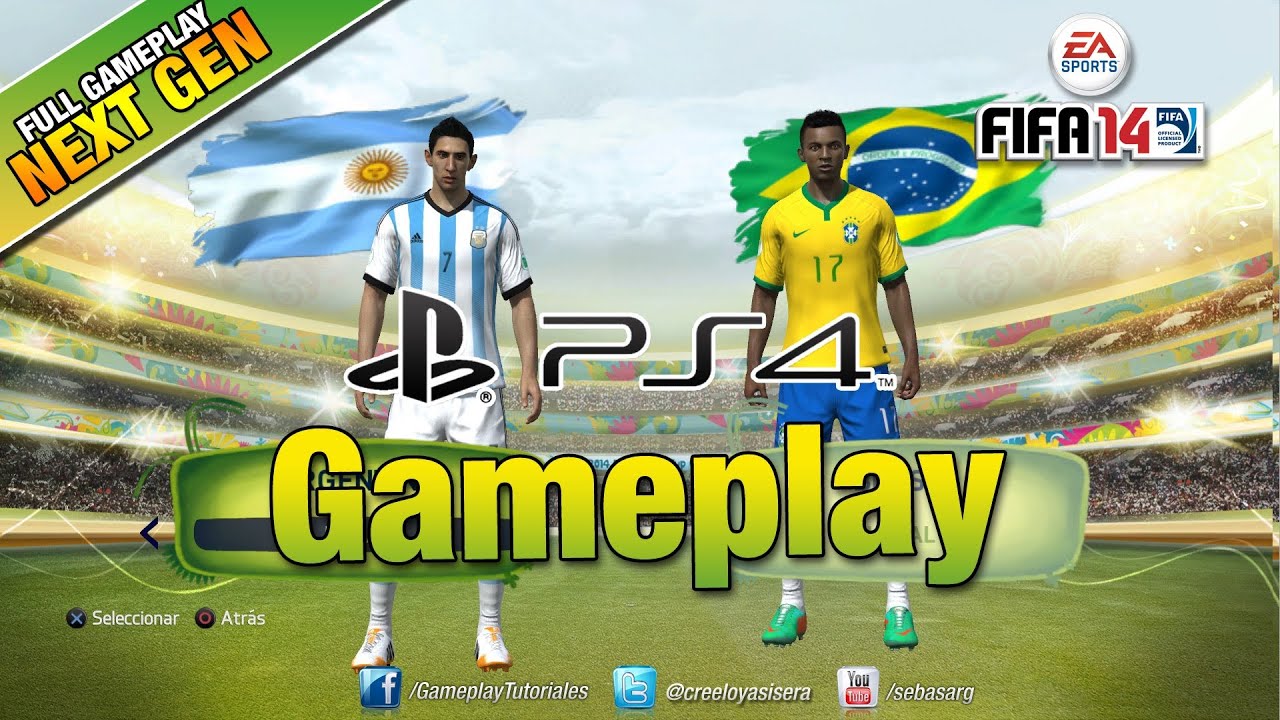 FIFA14 | PS4 Copa Mundial de la FIFA 2014 - Gameplay