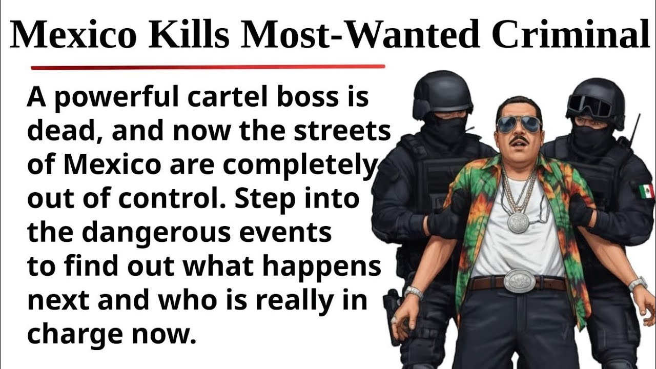 Mexico Kills Most-Wanted Criminal || 🇲🇽🚨 Learn English Through Story || TaleTrove English Stories 📖💯
