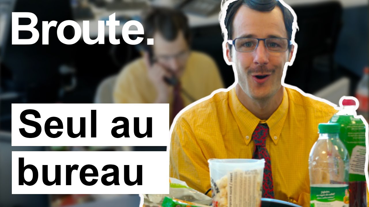 Il est le seul à venir dans son entreprise - Broute