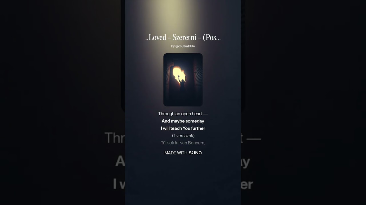Loved  - Szeretni   Post Punk (Eng/HUN)