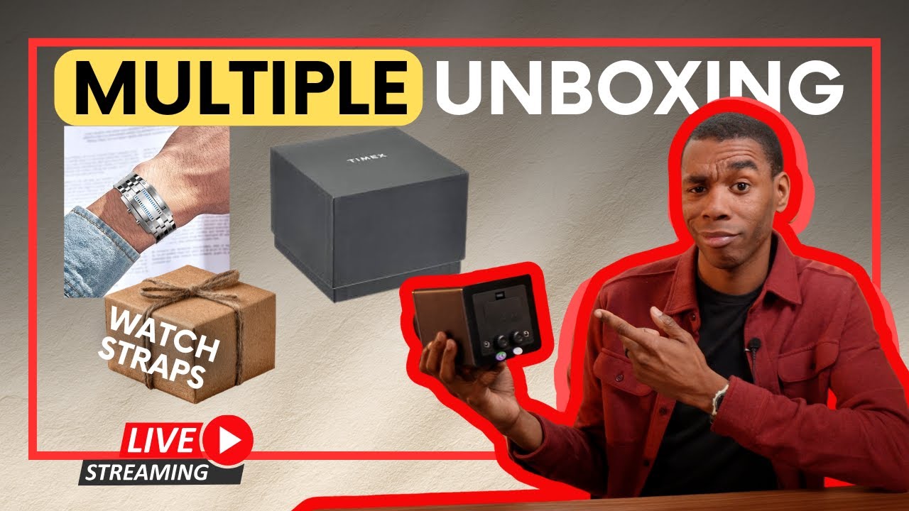 Watches , Straps & More Unboxing [LIVE]