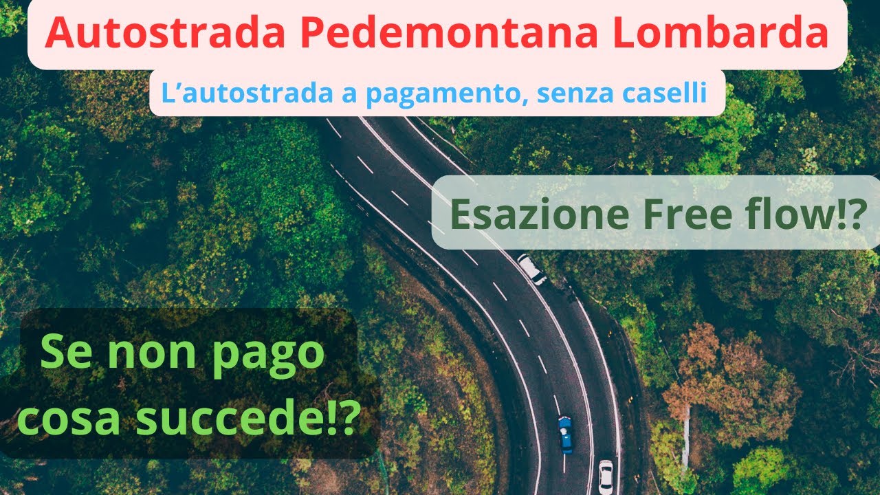 Come funziona la prima autostrada automatica italiana. Pedemontana Lombarda
