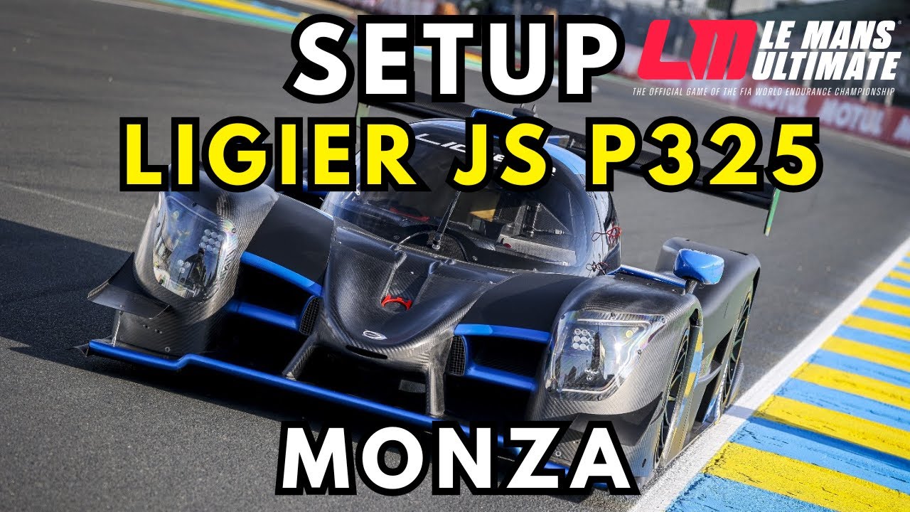 🔥LMP3 Ligier JS P325 à MONZA Le Mans Ultimate  Stable & Rapide !