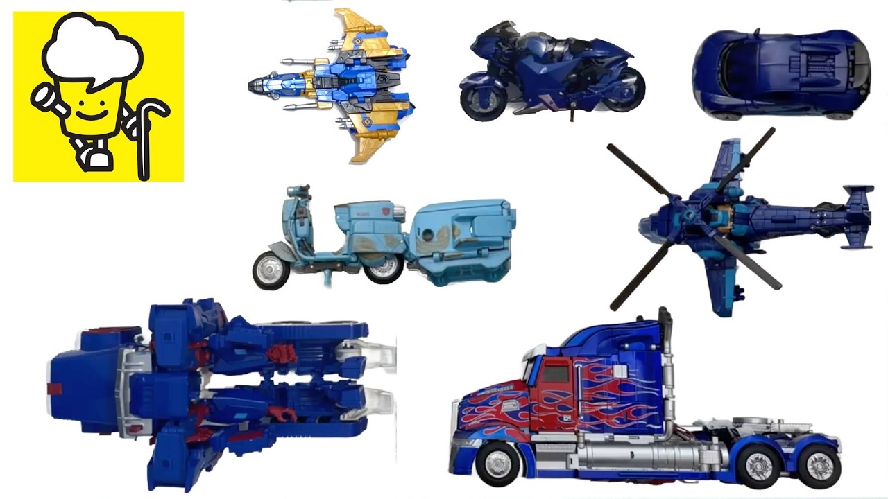 Transformers Blue Vehicles collection Optimus Prime Sentinel Prime Drift Sqweeks Ultra Magnus Arcee