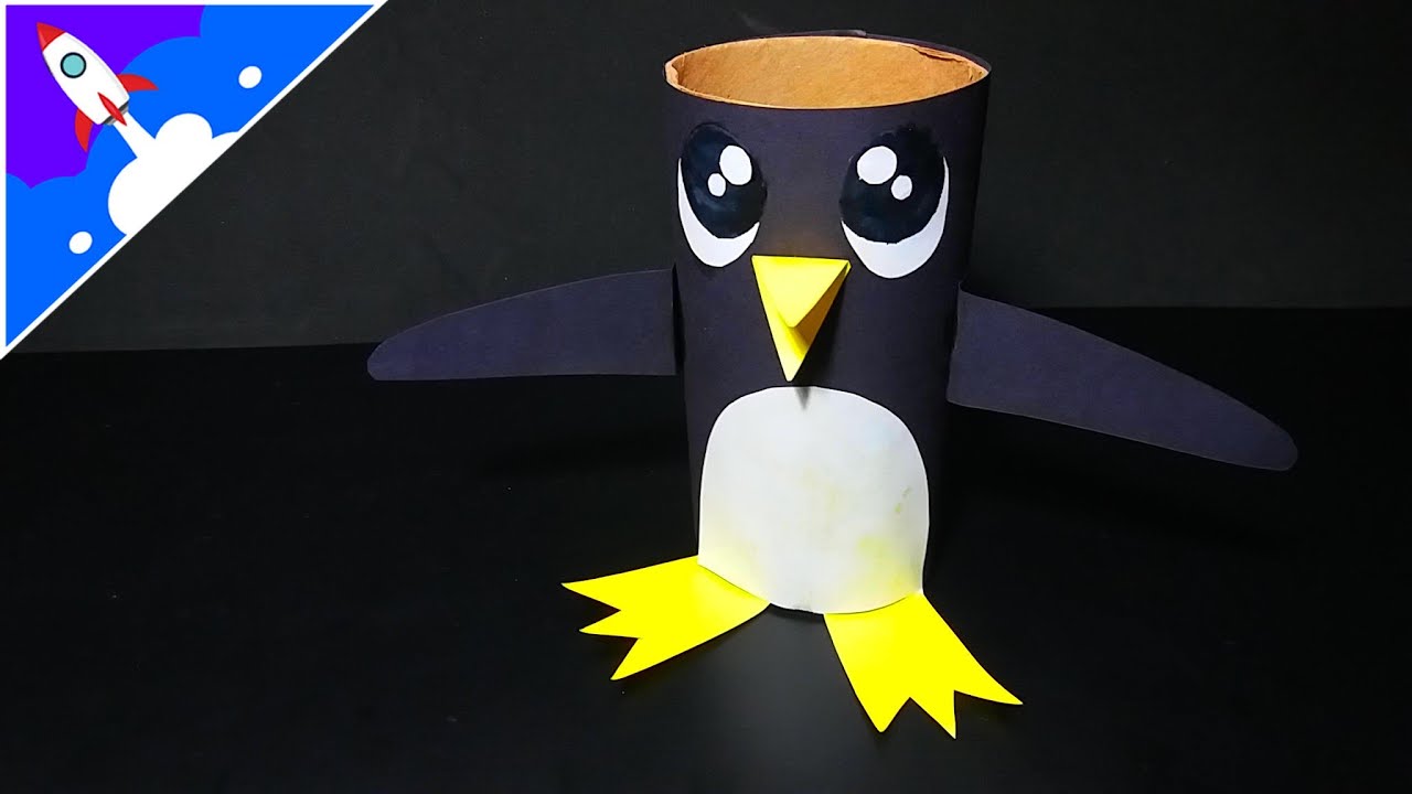 Como fazer um pinguim de papel