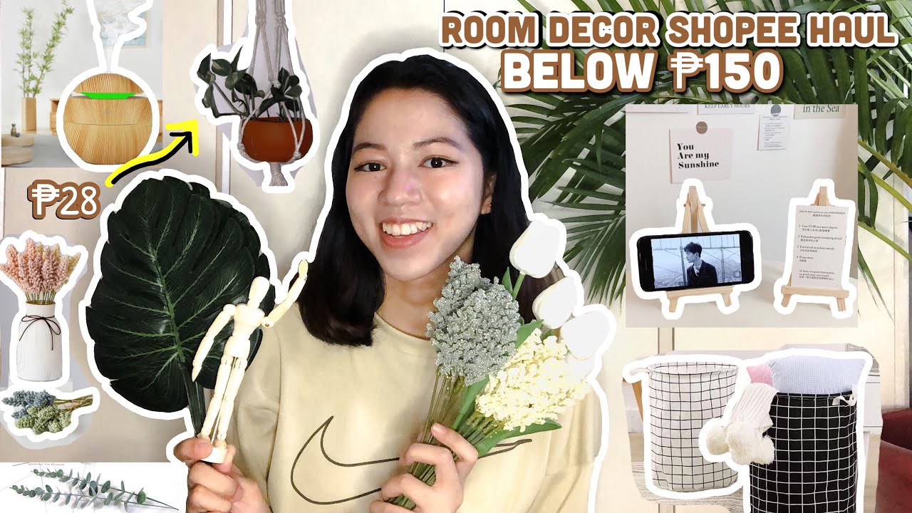 ROOM DECOR SHOPEE HAUL BELOW PHP150 | liana rose