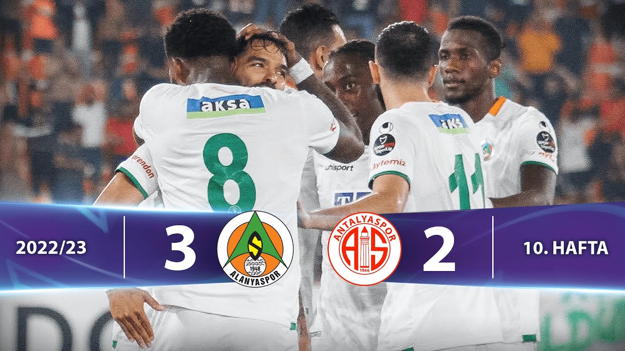 C. Alanyaspor - FTA Antalyaspor (3-2) Highlights/Özet | Spor Toto Süper Lig - 2022/23
