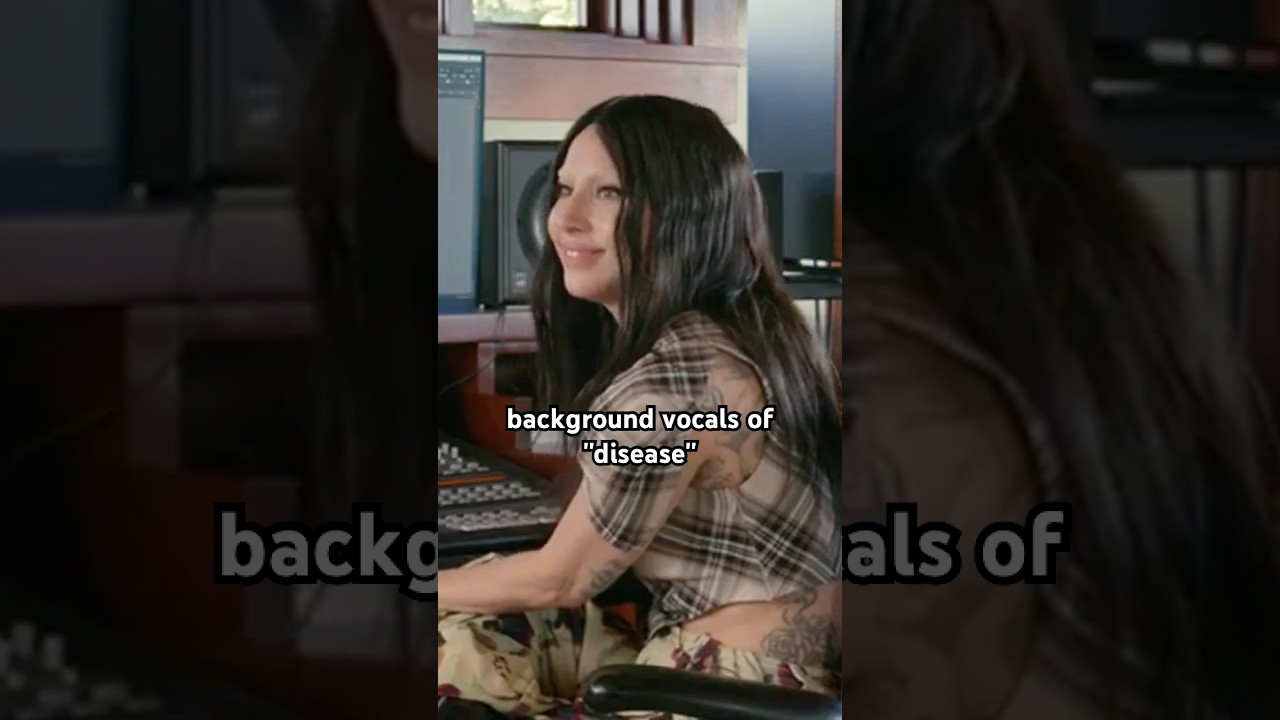 background vocals of ''disease'' #ladygaga #gaga #disease #lg7 #music #newmusic