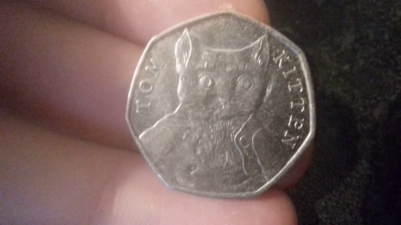 Tom Kitten 50p Value - 2017 Tom Kitten 50p Worth