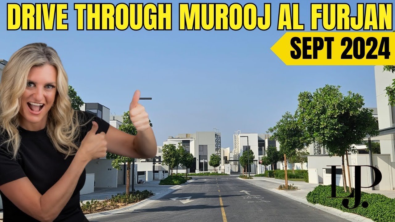 Drive through of Murooj al Furjan Sept 2024