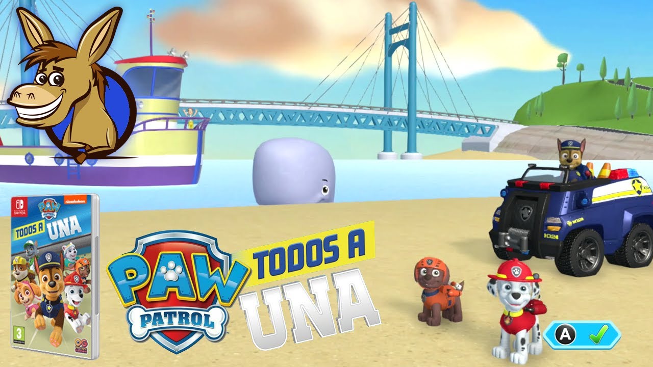 Salva una Ballena - Patrulla Canina Todos a Una Gameplay #5 [Nintendo Switch]