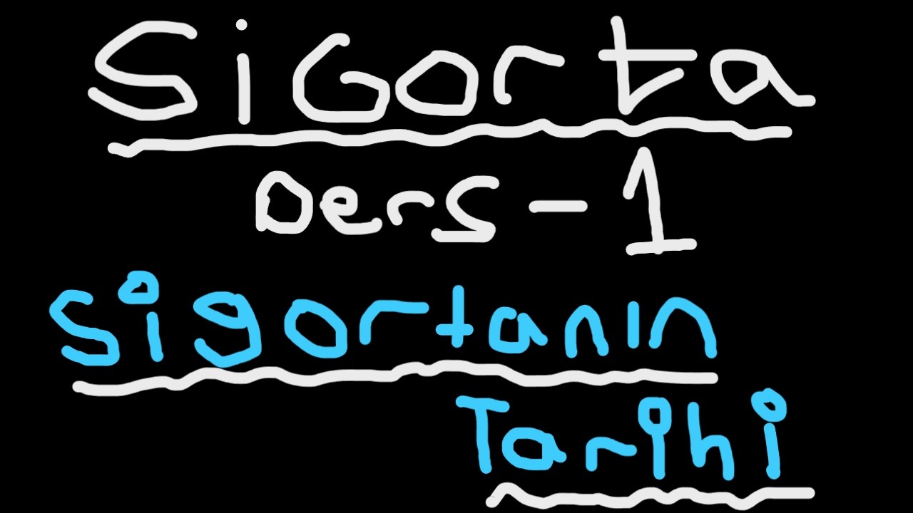 SEGEM Teknik Personel Yeterlilik Sınavı Konu Anlatımı -  Sigorta Tarihi (Ders 1)