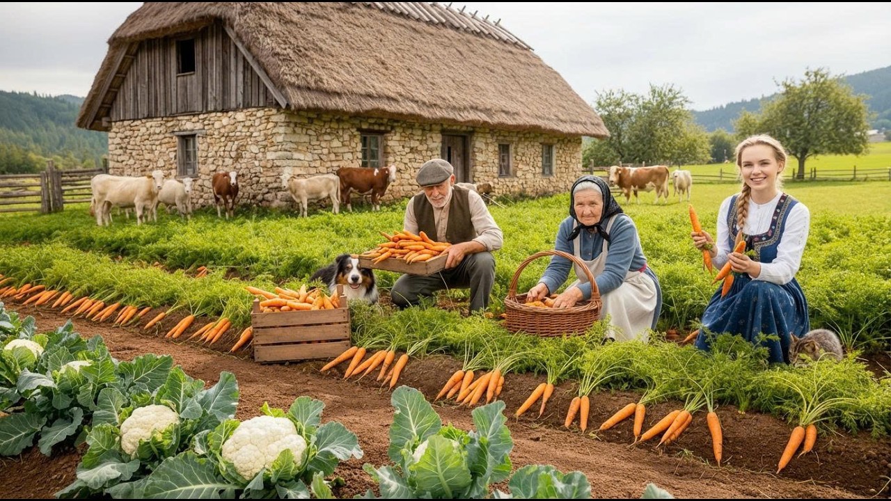 The Most Beautiful Village on Earth | Peaceful Mountain Farm