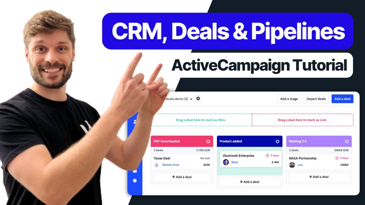 How to Get Started With the ActiveCampaign Deals CRM ▶️ 2023 Tutorial