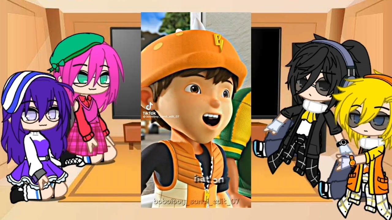 (B.indo)||team 7 + hinata  { - kakashi} react to boboiboy part 3|| by:it'z viona