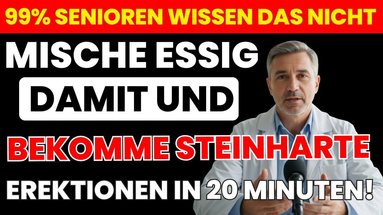 5 Essig-Geheimnisse für sofortige Vitalität ab 60!| senioren gesundheit
