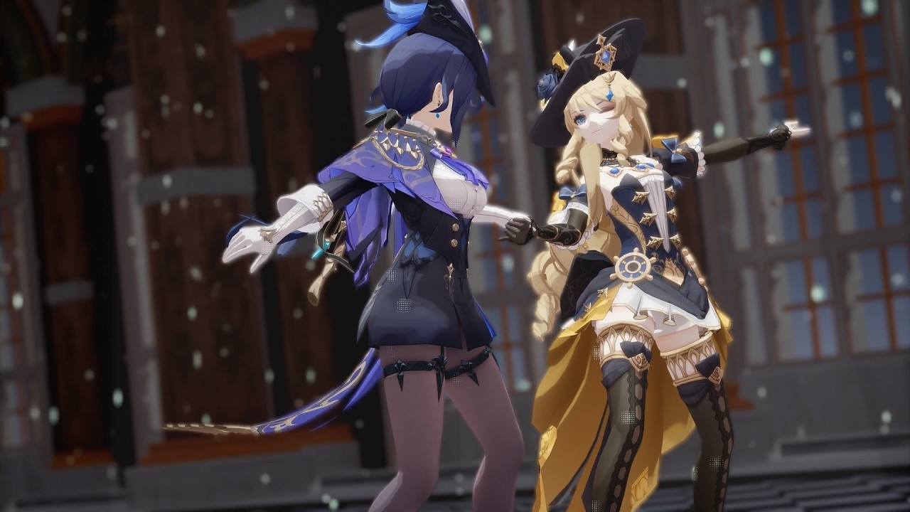 Clorinde & Navia - Dance together? [MMD 原神 GENSHIN IMPACT 4K 60 FPS]