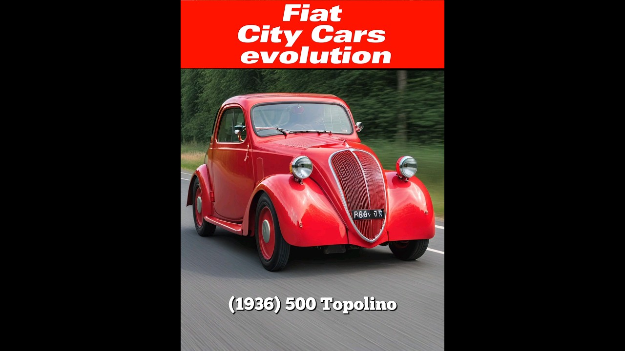 Fiat City Cars Evolution #fiat #fiat500 #italiancars