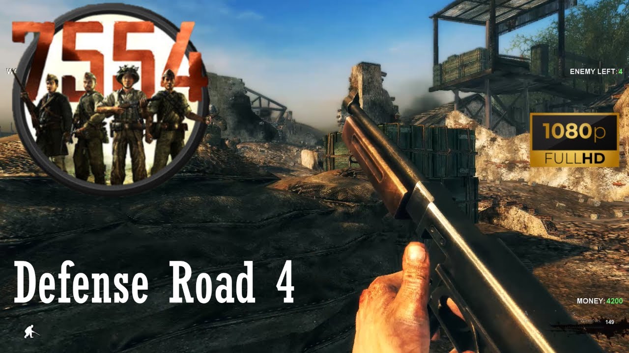 7554 - Survival - Defense Road 4 - Gameplay (PC/Win 10) [1080p60FPS]