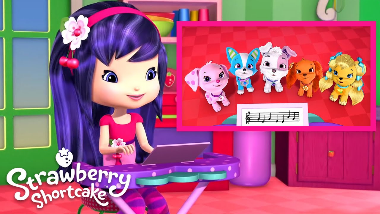 Puppy Sing Along 🎵 Strawberry Shortcake Music Compilation 🎵 Cartoon For Kids