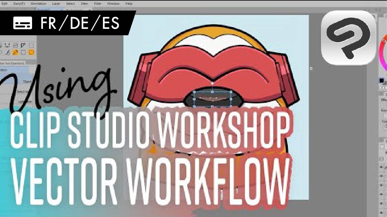 How to ink and COLOR with vectors in Clip Studio Paint! | Dadotronic