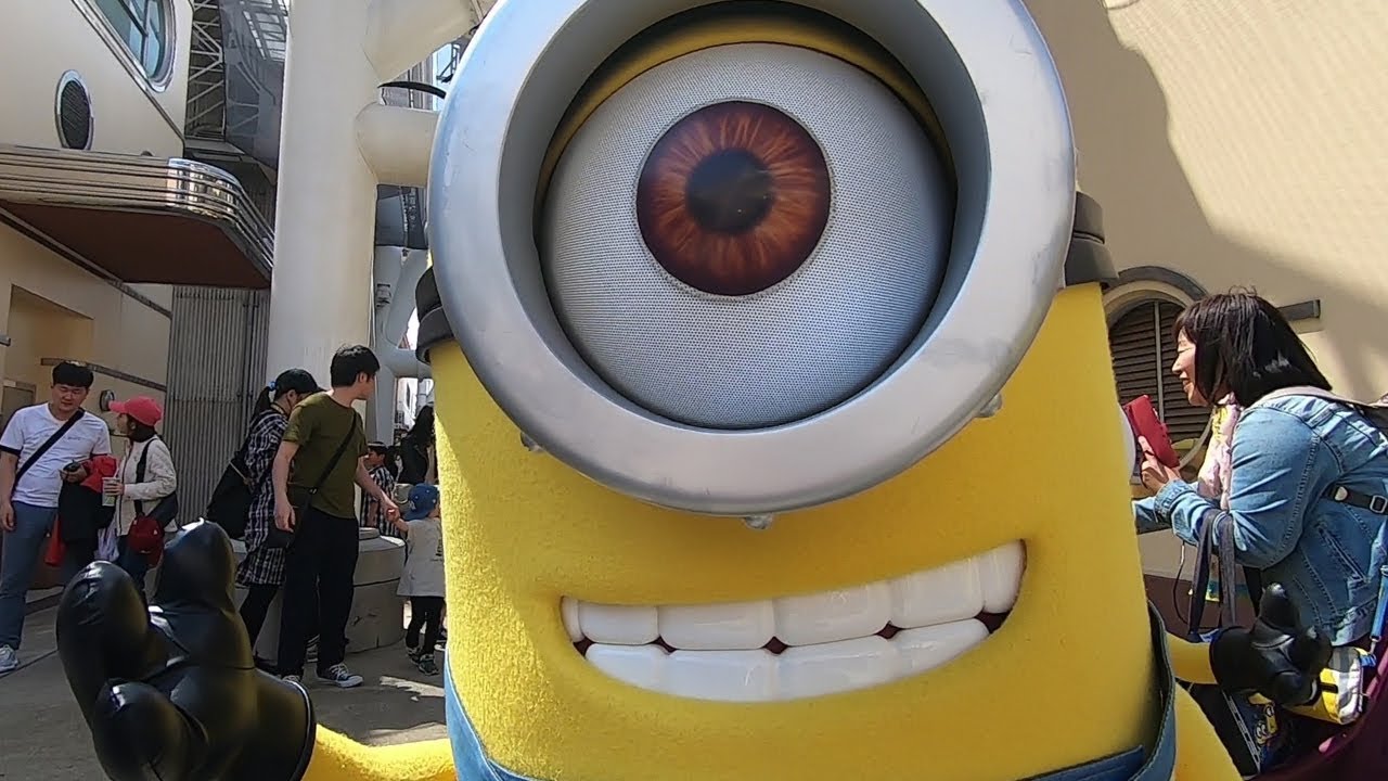 USJ ミニオン・スーパーグリーティング  出待ちお見送り 2019/05/02 Minions Super Greeting