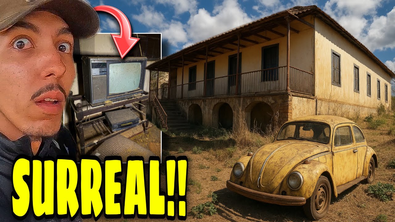 VIMOS ALGO IMPRESSIONANTE NO CASARÃO ABANDONADO COM TUDO DENTRO