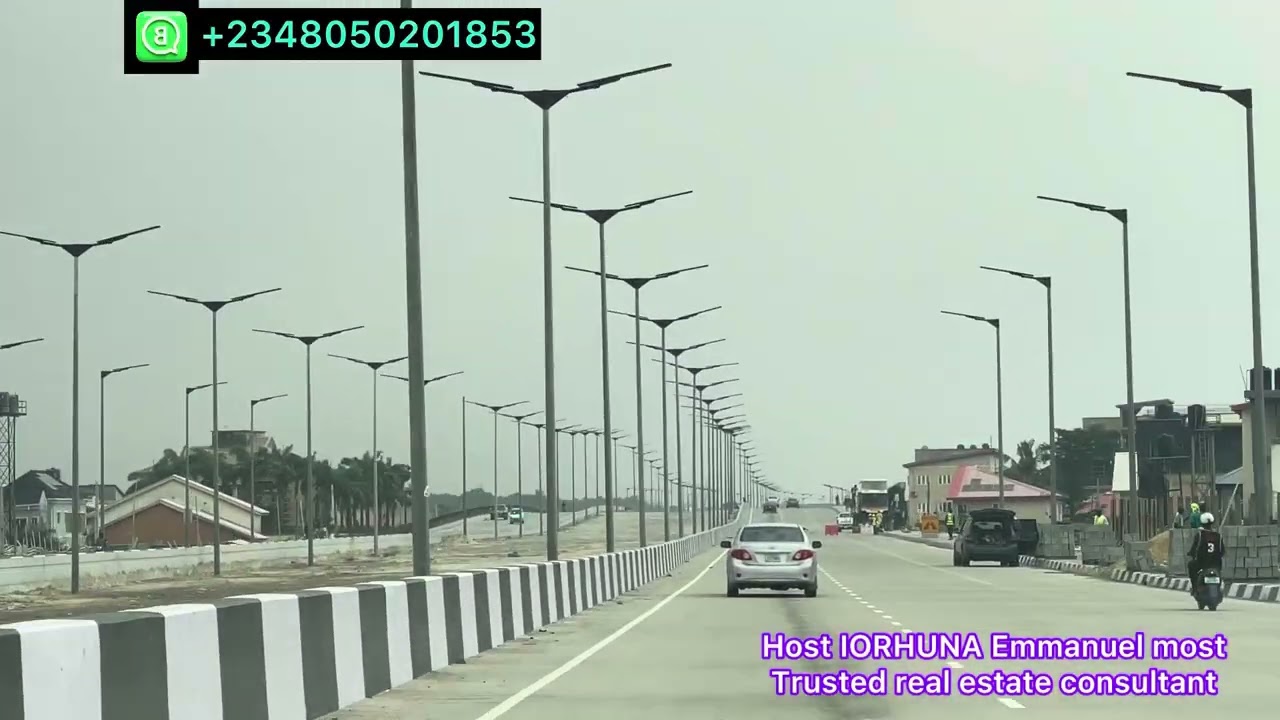Lagos calabar coastal highway,from V,I to eleko treasure island AKODO estate facing coastal highway 