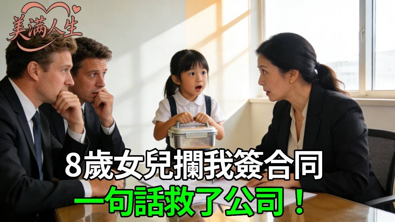 8歲女兒來公司給我送午飯，撞見我要簽合同，剛要被轟走，她大喊：別簽！他們用西班牙語密謀讓妳破產，我立即停筆挽回公司，一句話改變了母女一生！#生活經驗 #人生感悟 #故事分享 #為人處世 #正能量