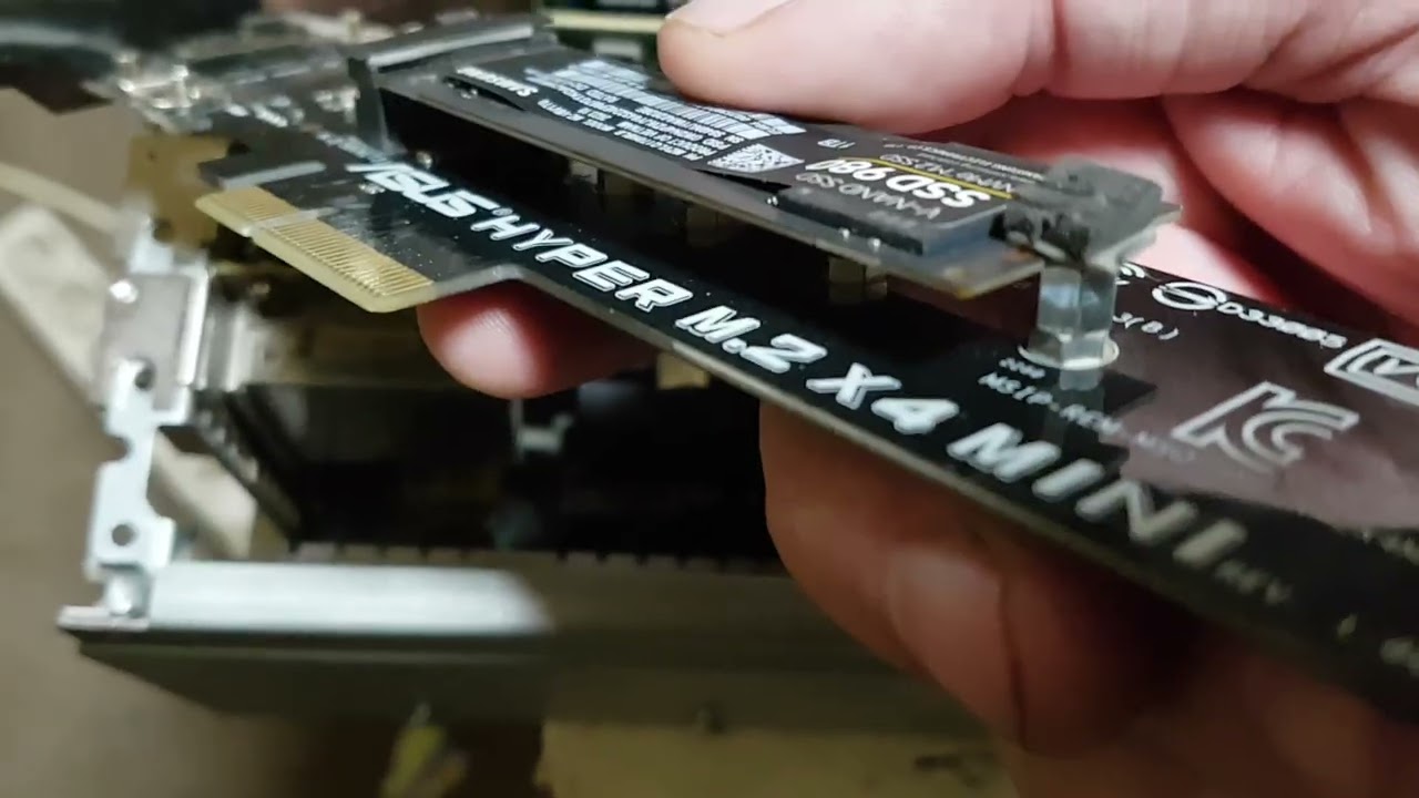 NVMe M2 SSD 1 Tb поставил в сервер