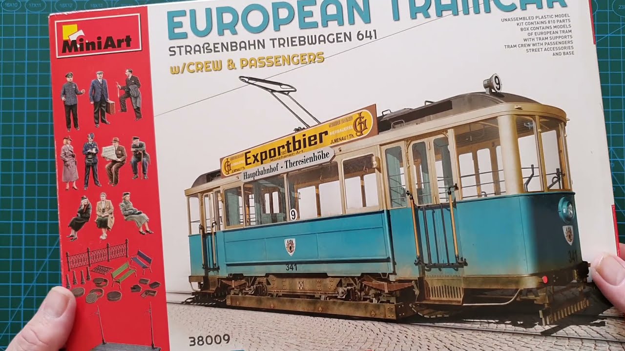 Miniart European Tramcar w/Crew & Passengers - Kit Review