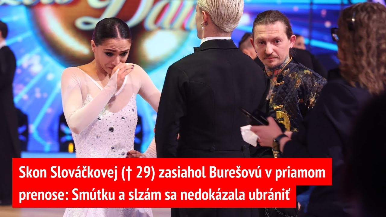 Skon Slov&aacute;čkovej (&dagger; 29) zasiahol Bure&scaron;ov&uacute; v priamom prenose: Sm&uacute;tku a slz&aacute;m sa nedok&aacute;zala ubr&aacute;niť
