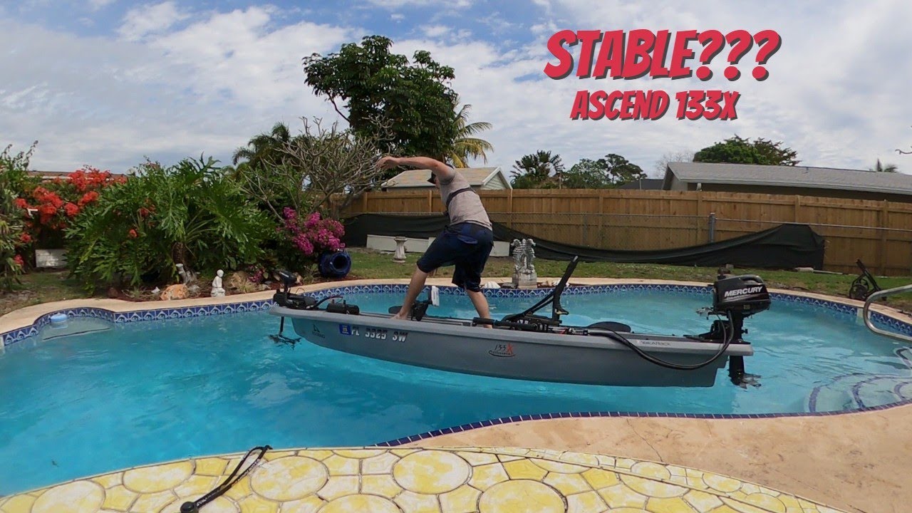 Ascend 133x | Mercury 6hp outboard | Float\Stability Pool Test???