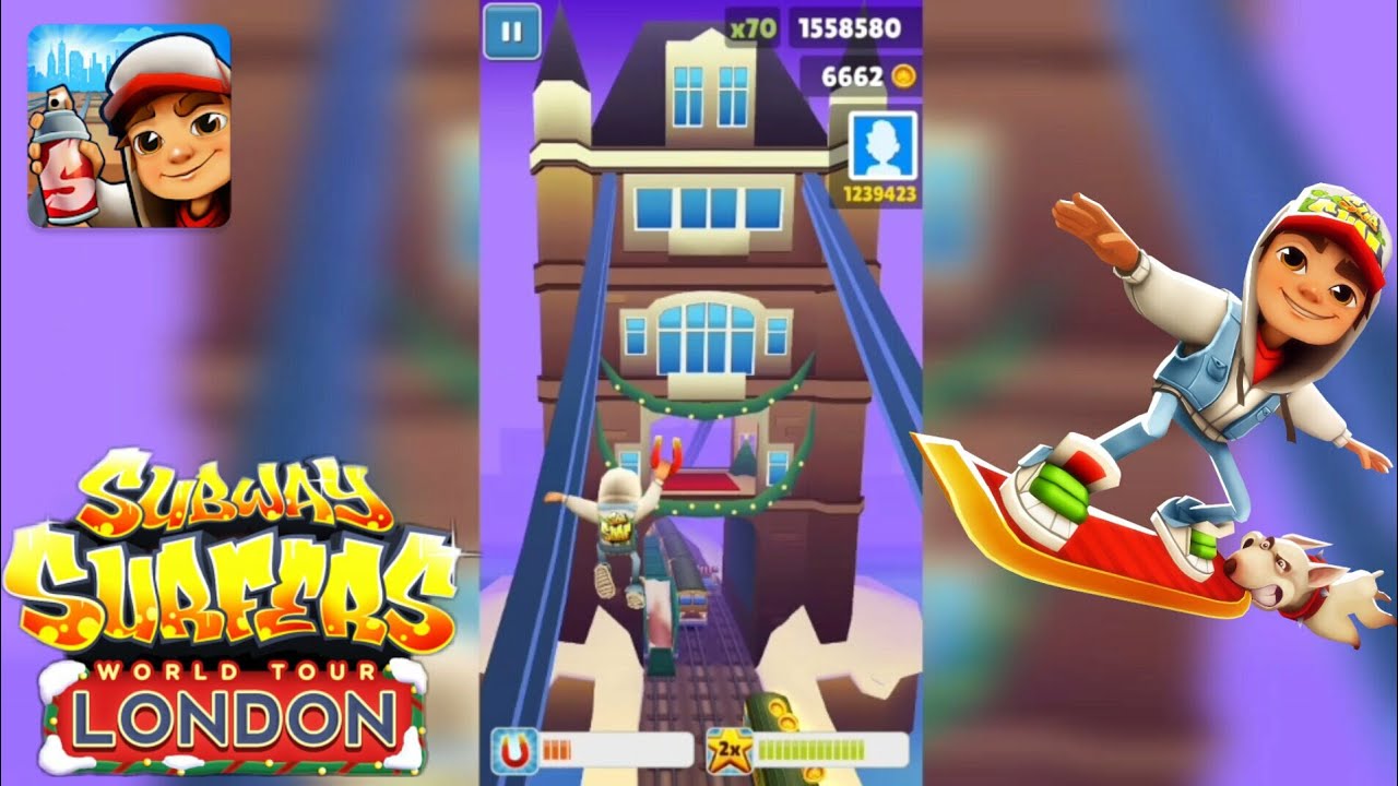 Subway Surfers - Gameplay Walkthrough - London - World Tour - Surf (Android, iOS) | Gaming Kid